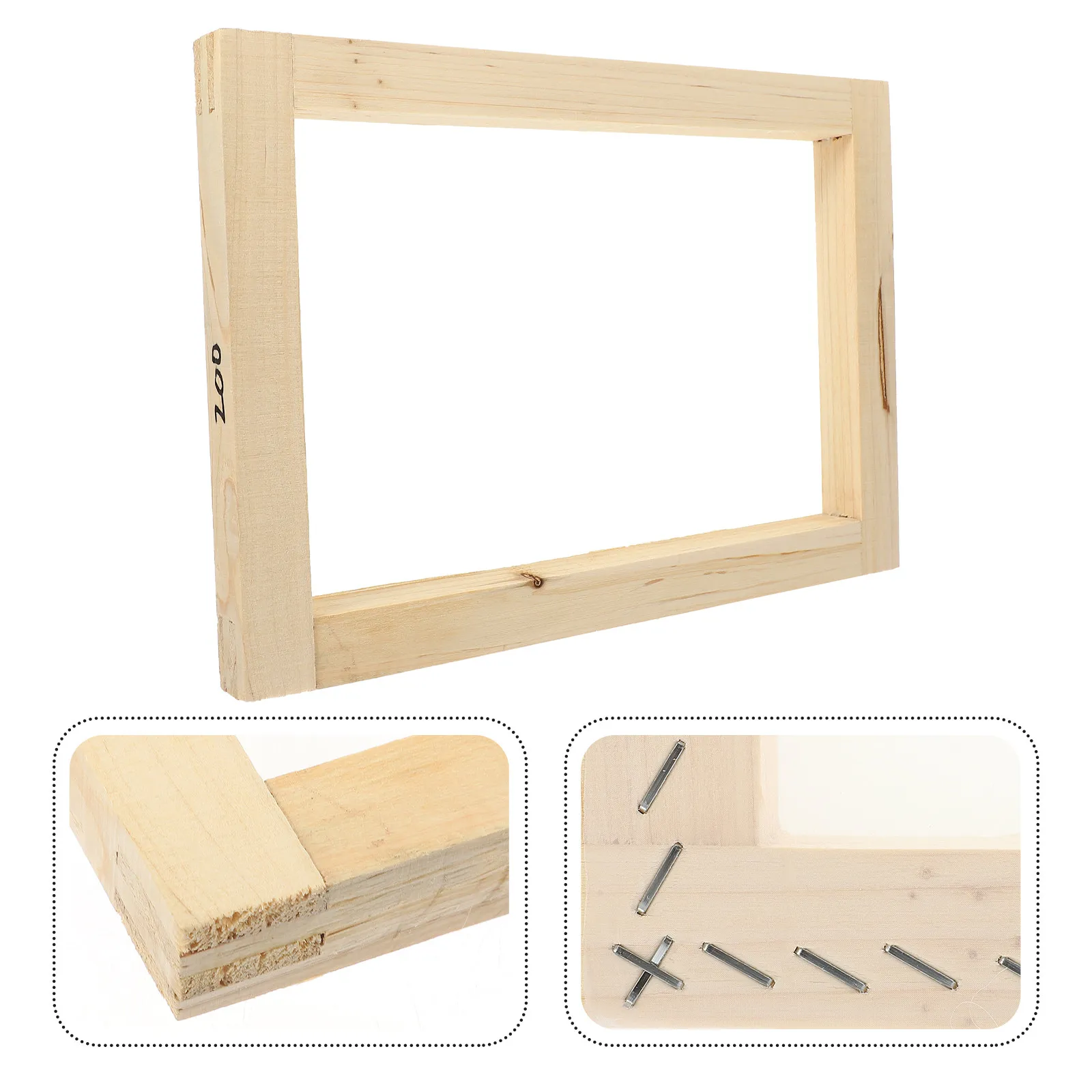 Professional Wooden Screen Printing Frame Sturdy DIY Fabric Banner Printing Supplies Reusable Washing Screen Frame Convenient
Professional Wooden Screen Printing Frame Sturdy DIY Fabric Banner Printing Supplies Reusable Washing Screen Frame Convenient