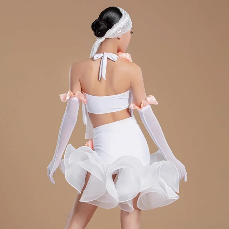 Kids Girls Latin Dance Clothes Children‘s Halter Tassels Backless Top Organza Skirts Competition Practice Performance Dancewear
Kids Girls Latin Dance Clothes Children‘s Halter Tassels Backless Top Organza Skirts Competition Practice Performance Dancewear