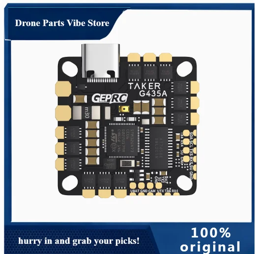 APGEPRC GEP TAKER G4 35A AIO Flight Control Compatible Hole Position High Performance Master Control Traverser FPV
APGEPRC GEP TAKER G4 35A AIO Flight Control Compatible Hole Position High Performance Master Control Traverser FPV