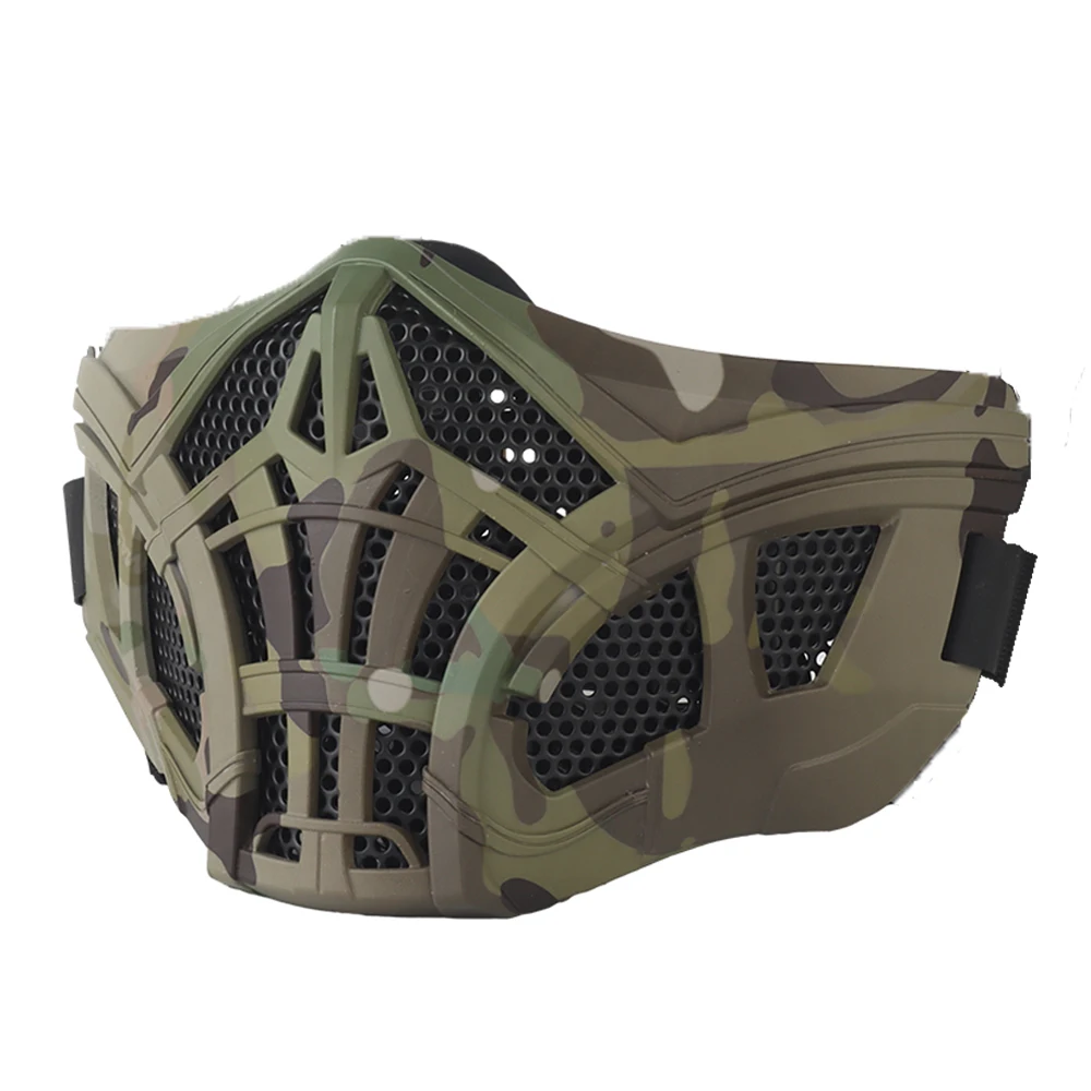 Airsoft Half Face Mask Inner Silicone Design Scorpion Style Hunting Shooting Training Protective Masks Halloween Cosplay Props
Airsoft Half Face Mask Inner Silicone Design Scorpion Style Hunting Shooting Training Protective Masks Halloween Cosplay Props