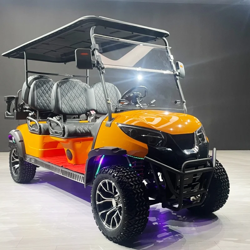 Electric Go Kart Adult Electric Golf Cart 6 Passenger Sightseeing Buggy With Black High-End Seats Bumper 14-Inch Off-Road Tires
Electric Go Kart Adult Electric Golf Cart 6 Passenger Sightseeing Buggy With Black High-End Seats Bumper 14-Inch Off-Road Tires