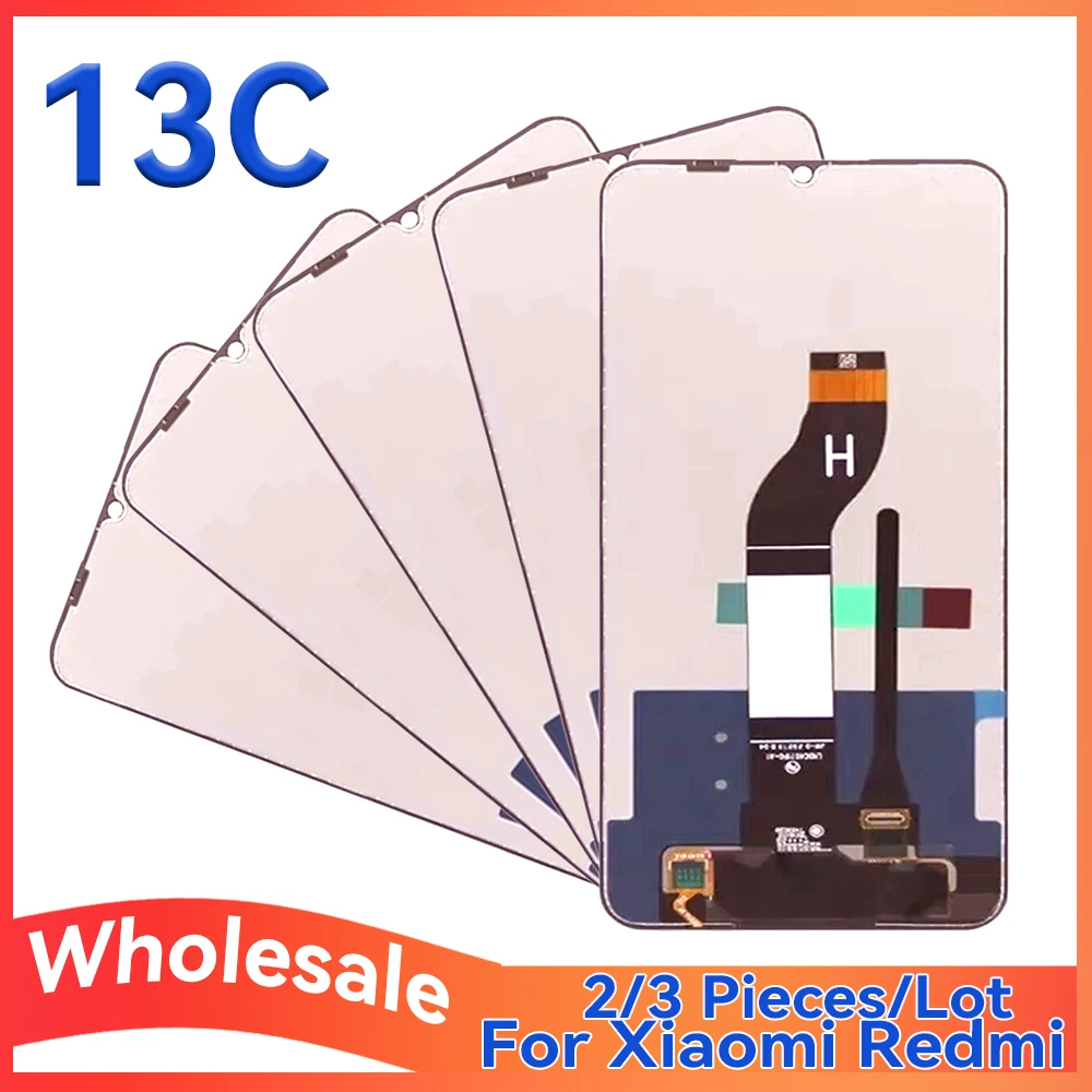 Wholesale 2/3 Pieces Lot For Xiaomi Redmi 13C Screen LCD Display With Touch Assembly
Wholesale 2/3 Pieces Lot For Xiaomi Redmi 13C Screen LCD Display With Touch Assembly