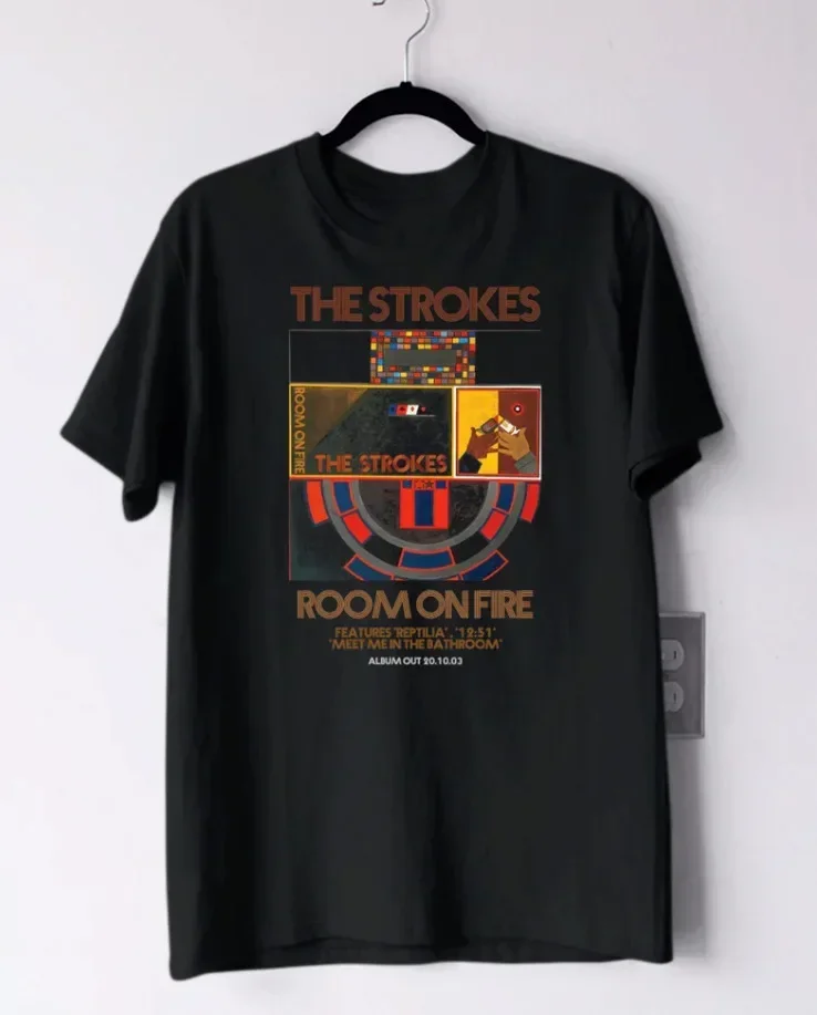 The room on fire T-Shirt Strokes Shirt ,The Retro Combine Fun Printed Shirt Men's And Women's Short Sleeve T-shirts
The room on fire T-Shirt Strokes Shirt ,The Retro Combine Fun Printed Shirt Men's And Women's Short Sleeve T-shirts