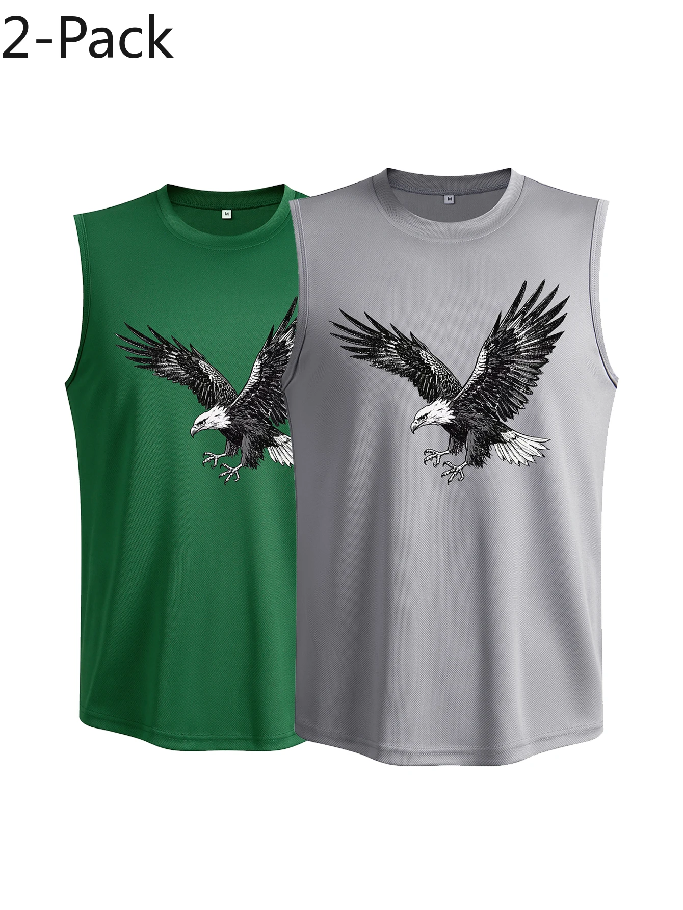TOQUCL 2 Pack Mens Mesh Breathable Sports Tank Tops Standard Size Print Fashion Lightweight Male Tops Shirt
TOQUCL 2 Pack Mens Mesh Breathable Sports Tank Tops Standard Size Print Fashion Lightweight Male Tops Shirt