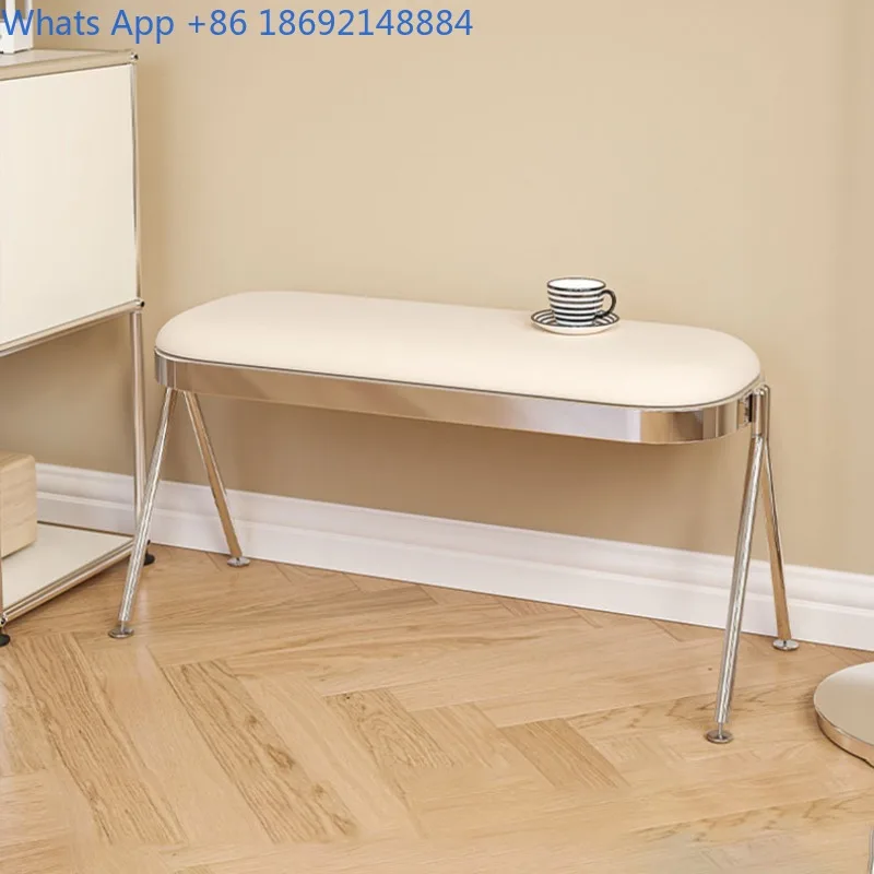 Cream Style Makeup Stool Light Luxury Modern Furniture Simple Master Bedroom Home Dressing Table Chair Nordic Style
Cream Style Makeup Stool Light Luxury Modern Furniture Simple Master Bedroom Home Dressing Table Chair Nordic Style