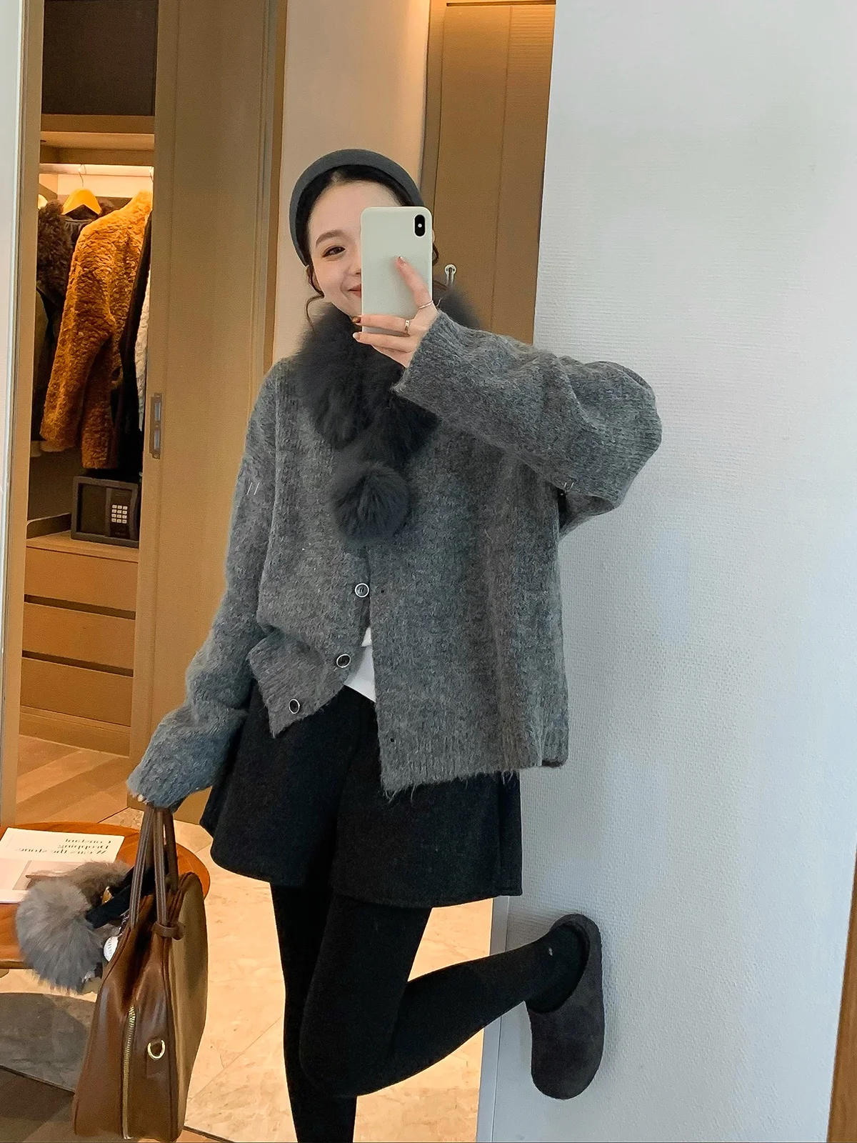 Ay Вязаный длинный све, круглый открытый кардиган, женская модная верхняя одежда Love Devil Fi 2024, осень-зима, новинка Sle Vers...
Ay Вязаный длинный све, круглый открытый кардиган, женская модная верхняя одежда Love Devil Fi 2024, осень-зима, новинка Sle Vers...