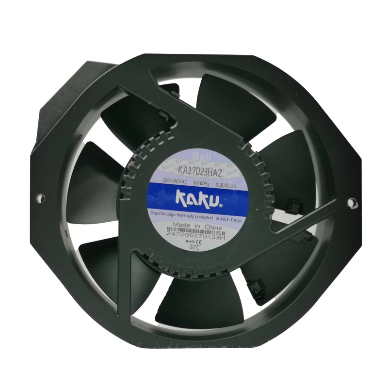 Вентилятор охлаждения KA17023HA2 172 мм AC220V 0,16/0.12A 50/60 Гц 172x150x38 мм
Вентилятор охлаждения KA17023HA2 172 мм AC220V 0,16/0.12A 50/60 Гц 172x150x38 мм