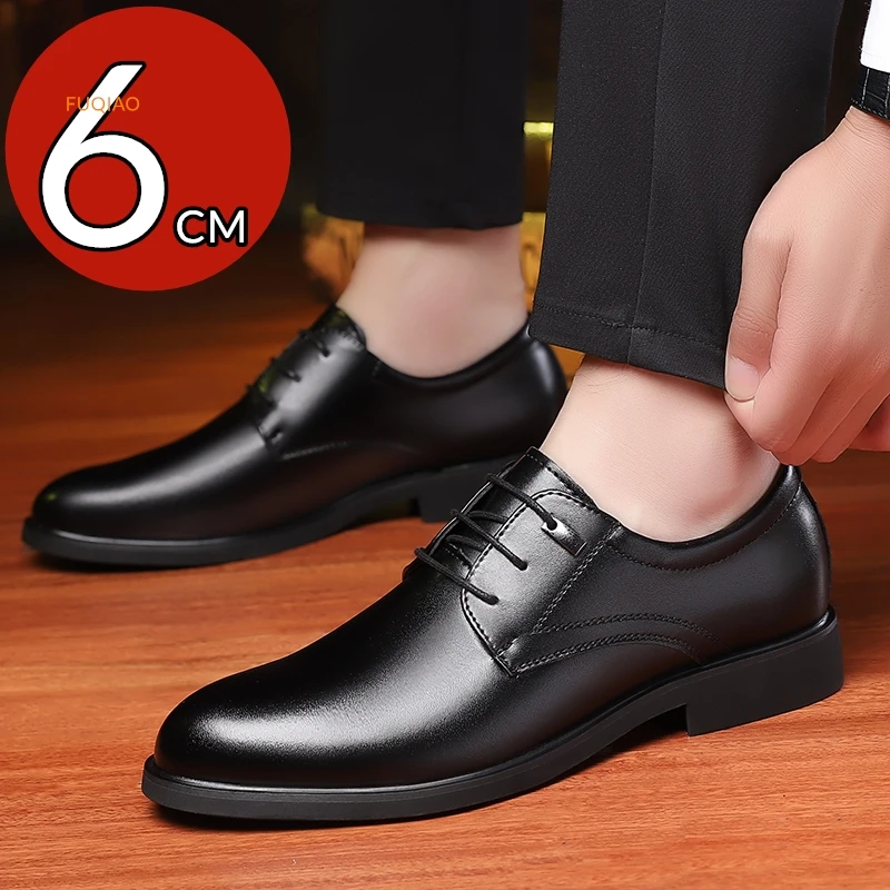 Мужские туфли-оксфорды со скрытым подъемом 6 см, формальные туфли из натуральной кожи, увеличивающие рост, деловые модельные туфли для свадьбы, банкета
Мужские туфли-оксфорды со скрытым подъемом 6 см, формальные туфли из натуральной кожи, увеличивающие рост, деловые модельные туфли для свадьбы, банкета