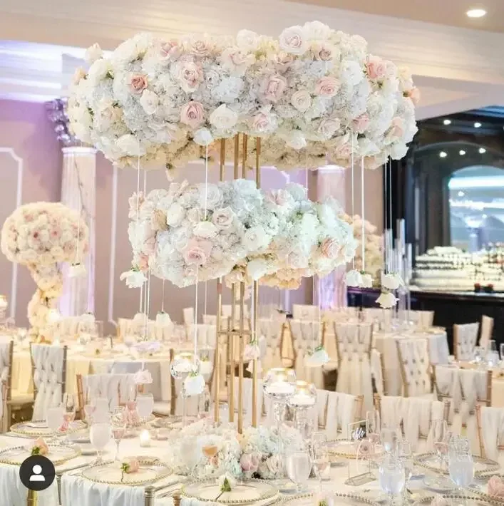 Hot new metal double layer flower stand metal flower arrangement for wedding centerpieces high tall centerpieces
Hot new metal double layer flower stand metal flower arrangement for wedding centerpieces high tall centerpieces