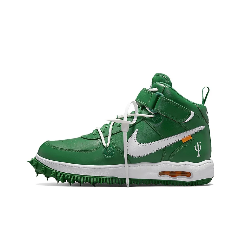 Nike X Off White Air Force 1, Mid Sp Leather 'Сосно-зеленый» DR0500-300
Nike X Off White Air Force 1, Mid Sp Leather 'Сосно-зеленый» DR0500-300