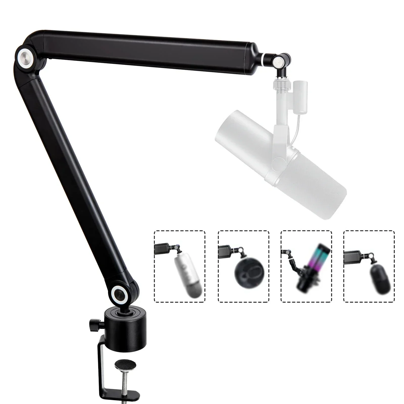 Adjustable Heavy Suspension Boom Microphone Stand for SM7B K688 K658 AM8 Condenser Microphone Recording Studio Scissor Arm Stand
Adjustable Heavy Suspension Boom Microphone Stand for SM7B K688 K658 AM8 Condenser Microphone Recording Studio Scissor Arm Stand