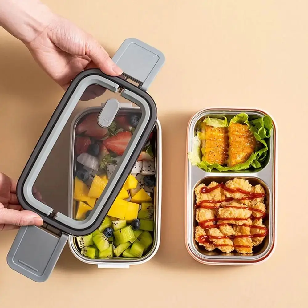 Double Layer Insulated Food Container Sealed Design Leak-Resistant Divides Food Container Microwavable Leak-proof
Double Layer Insulated Food Container Sealed Design Leak-Resistant Divides Food Container Microwavable Leak-proof
