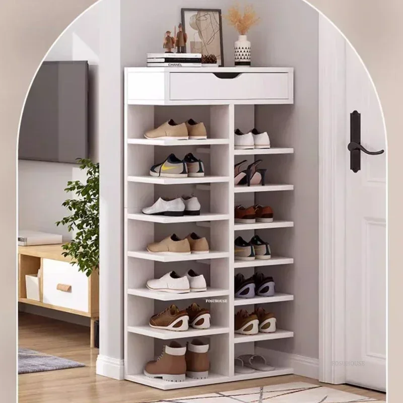 Modern Wooden Shoe Cabinets Rack Multi-layer Living Room Vertical Shoe Racks Large Capacity Balcony Shoe Cabinet Home Furniture
Modern Wooden Shoe Cabinets Rack Multi-layer Living Room Vertical Shoe Racks Large Capacity Balcony Shoe Cabinet Home Furniture