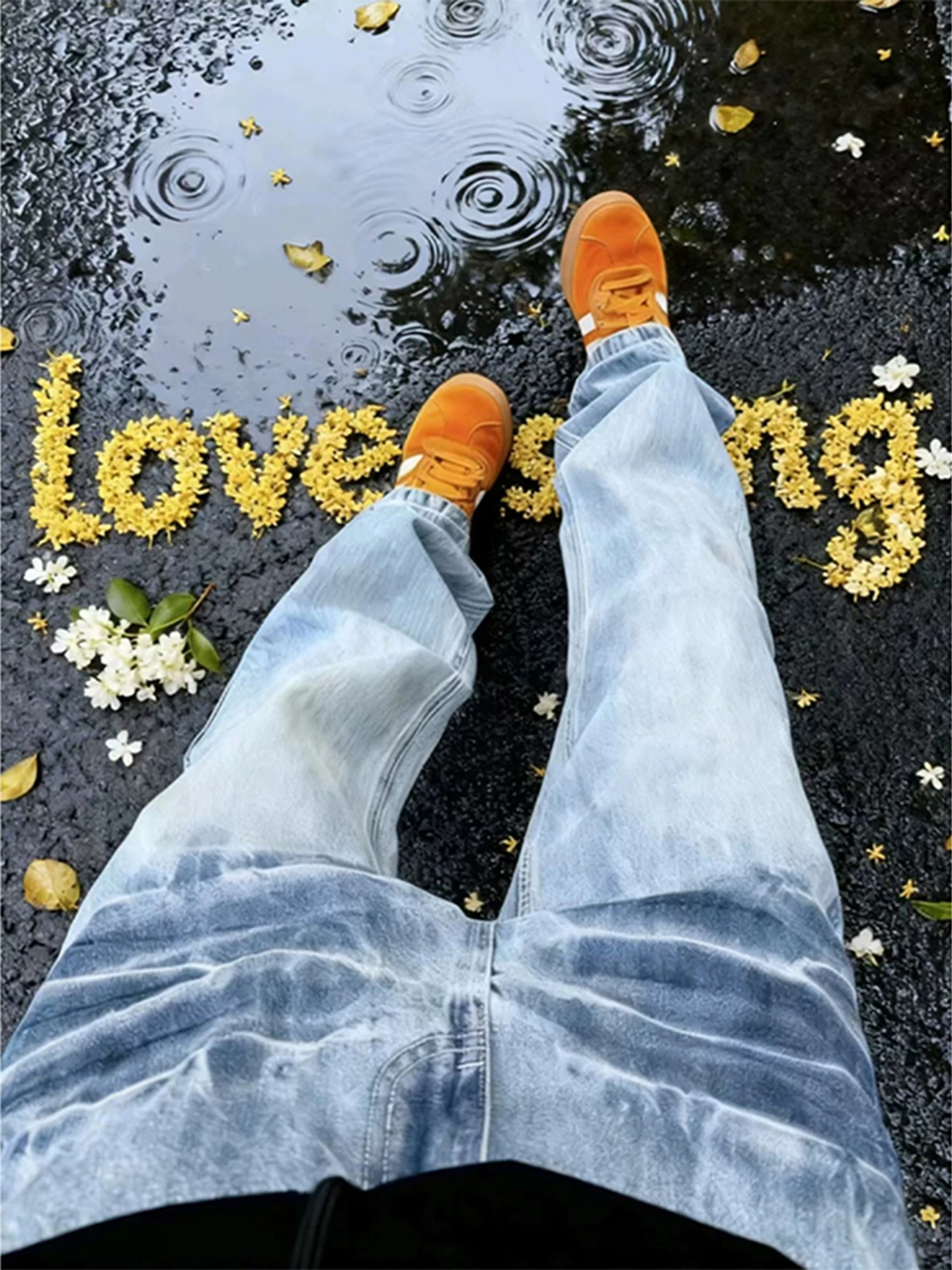 Blue Lightning Pattern Bent Knife Jeans Men's Autumn American High Street Waed Slim Straight Leg Micro Flared Pants
Blue Lightning Pattern Bent Knife Jeans Men's Autumn American High Street Waed Slim Straight Leg Micro Flared Pants