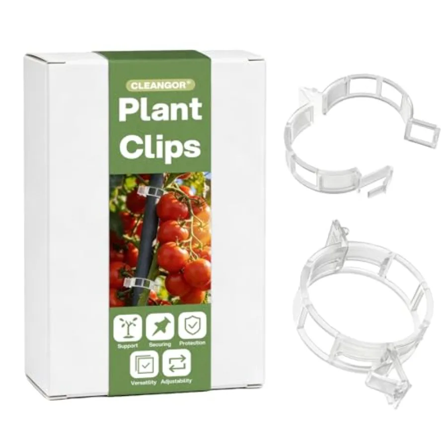 Cleangor Pcs Tomato Clips, Plant Clips Plastic Trellis Clips Garden Plant Clips for Tomatoes, Cucumbers, Vines, Reusable Garden
Cleangor Pcs Tomato Clips, Plant Clips Plastic Trellis Clips Garden Plant Clips for Tomatoes, Cucumbers, Vines, Reusable Garden
