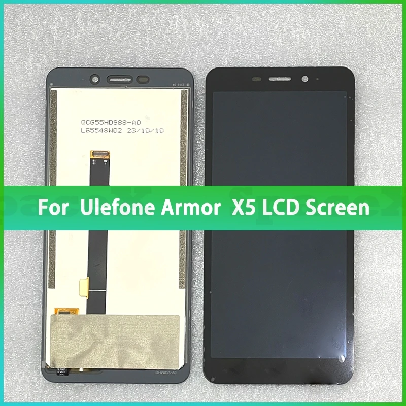5.5"Tested For Ulefone Armor X5 LCD Display Touch Digitizer Assembly Replacement Parts Screen Ulefone Armor X5 lcd
5.5"Tested For Ulefone Armor X5 LCD Display Touch Digitizer Assembly Replacement Parts Screen Ulefone Armor X5 lcd