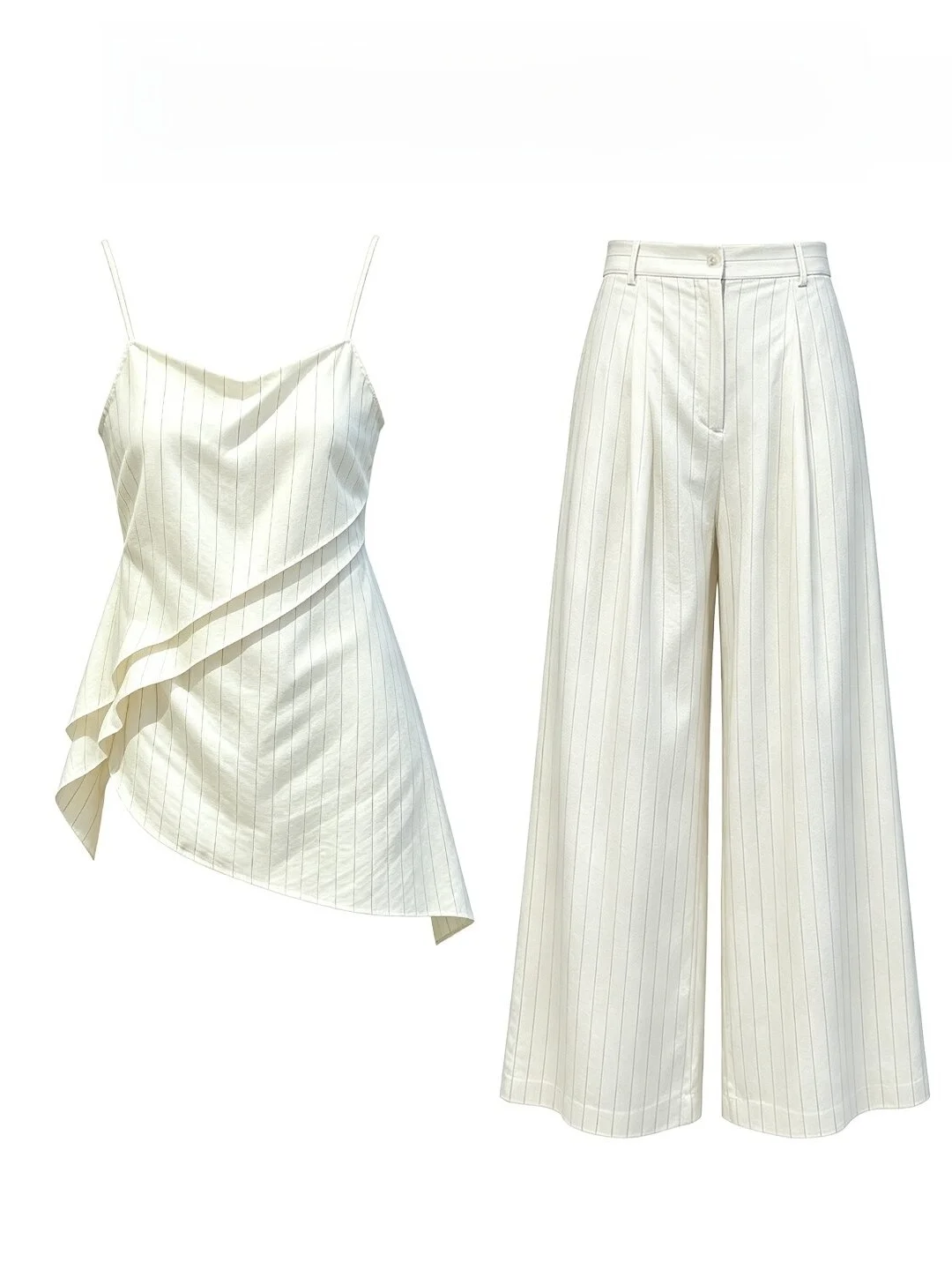 Casual Striped Off-Shoulder Top And Loose Pants Two-Piece Set for Women Summer New Style High Waist Long Pants V-Neck Cotton ...
Casual Striped Off-Shoulder Top And Loose Pants Two-Piece Set for Women Summer New Style High Waist Long Pants V-Neck Cotton ...