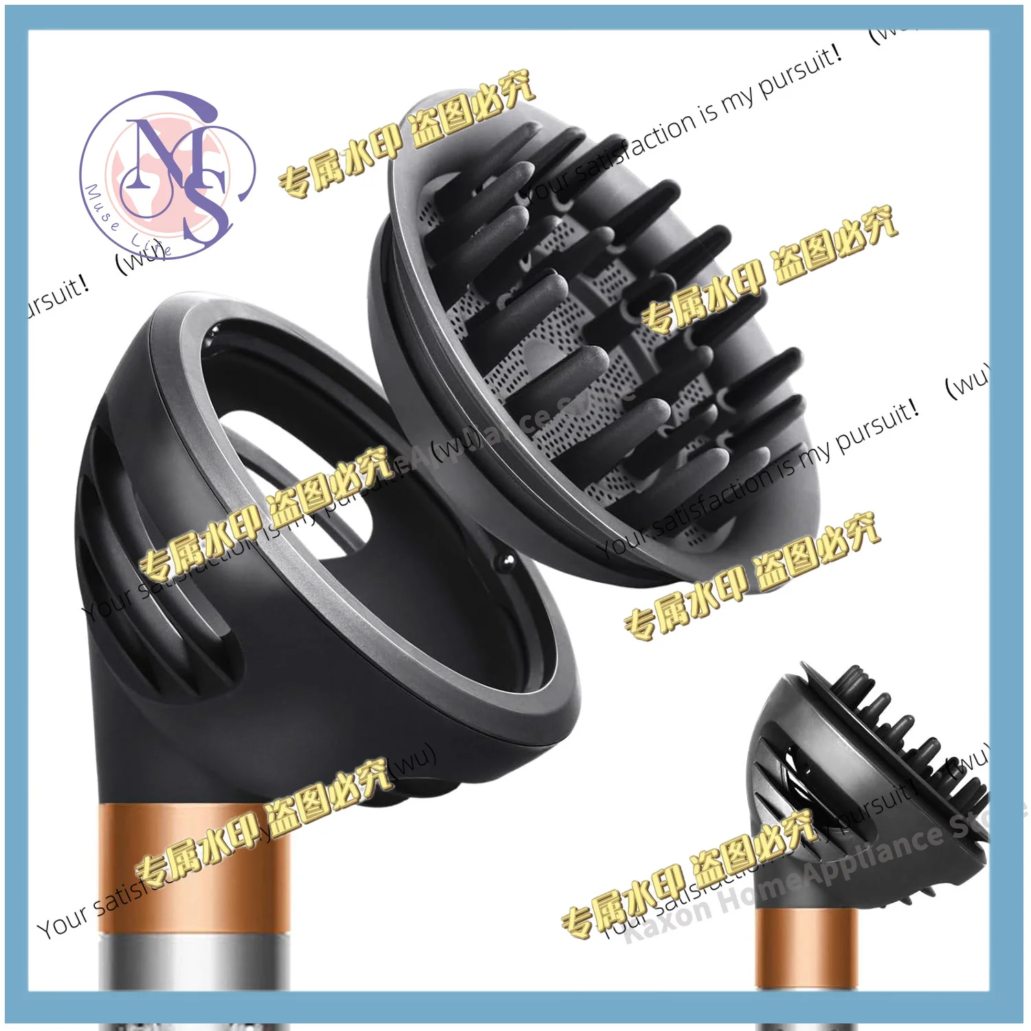 Hair Diffuser Accessory Nozzle for Dyson Airwrap HS01/05/08 Two Airflow Dome or Diffusion Modes
Hair Diffuser Accessory Nozzle for Dyson Airwrap HS01/05/08 Two Airflow Dome or Diffusion Modes