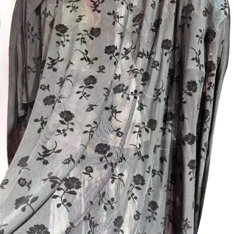 5yards Multi Floral Printed Stretchy Jacquard Flocking Velvet Fabric Spandex Embroidered Mesh Fabric for DIY Sewing Clothing
5yards Multi Floral Printed Stretchy Jacquard Flocking Velvet Fabric Spandex Embroidered Mesh Fabric for DIY Sewing Clothing