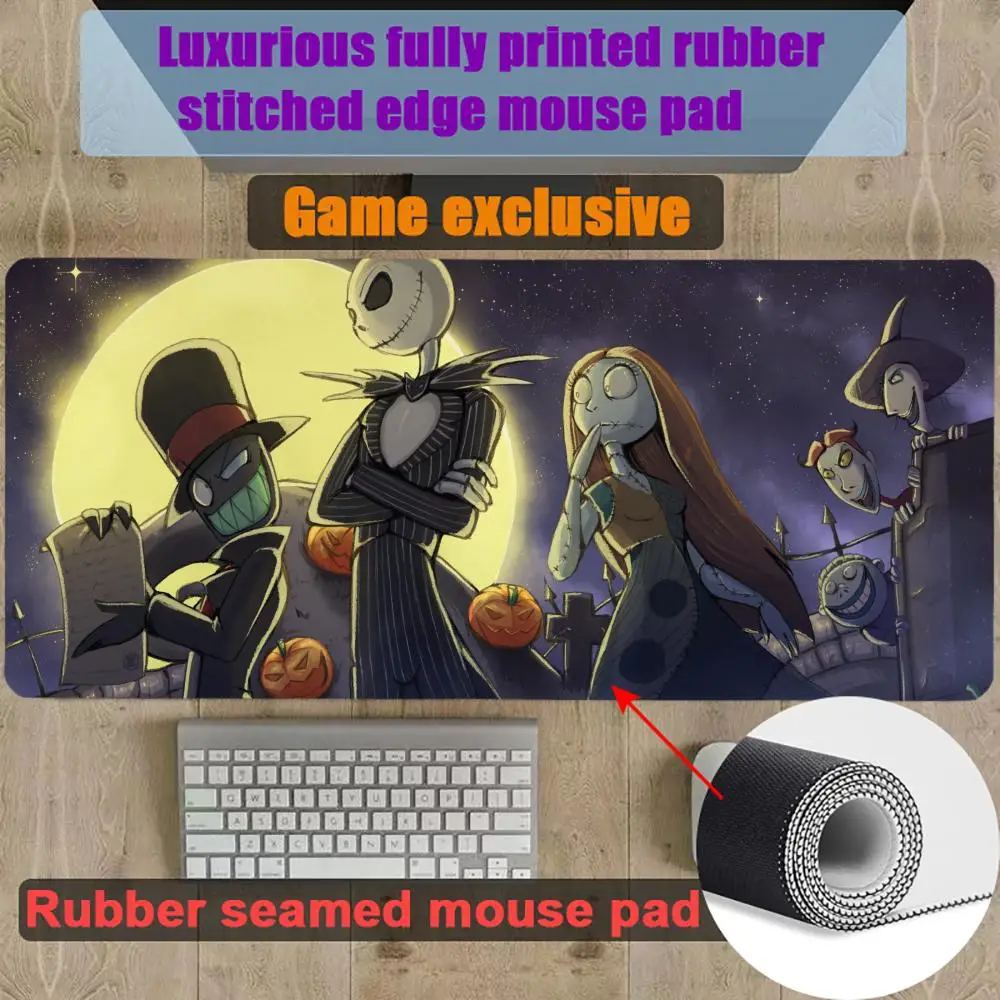 C-Christmas Nightmare-E Mouse Pad Gamer Gaming Rubber Seamed Mouse Pad Accessories Desk Keyboard Pad Computer Laptop
C-Christmas Nightmare-E Mouse Pad Gamer Gaming Rubber Seamed Mouse Pad Accessories Desk Keyboard Pad Computer Laptop
