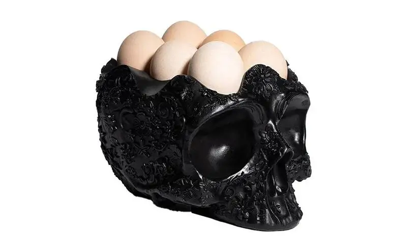 Halloween Skeleton Egg Holder Gothic Egg Display Stand Resin Craft Home Table Ornament Resin Craft for Home Table Organizer
Halloween Skeleton Egg Holder Gothic Egg Display Stand Resin Craft Home Table Ornament Resin Craft for Home Table Organizer