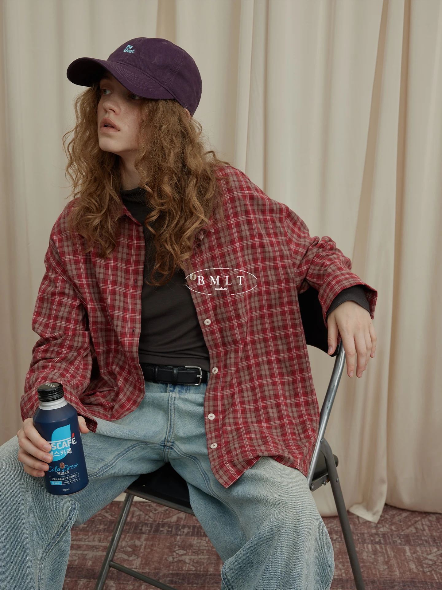 BMLT Nihe Rui Guo 00% хлопковая клетчатая свободная рубашка с длинным рукавом в корейском стиле, универсальный женский модный осенний топ средней длины
BMLT Nihe Rui Guo 00% хлопковая клетчатая свободная рубашка с длинным рукавом в корейском стиле, универсальный женский модный осенний топ средней длины