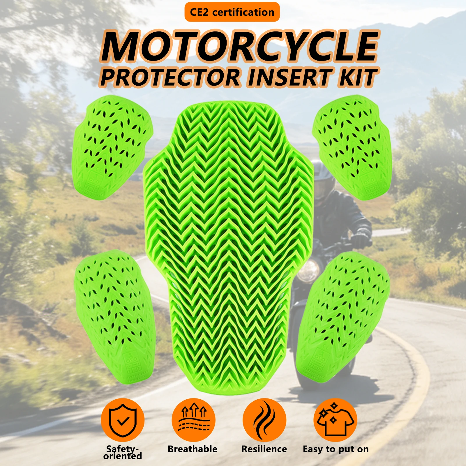 Защита спины для мотоциклетных курток, сертифицированная CE Level 2, ударопрочная, с защитой плеч и локтей.
Защита спины для мотоциклетных курток, сертифицированная CE Level 2, ударопрочная, с защитой плеч и локтей.