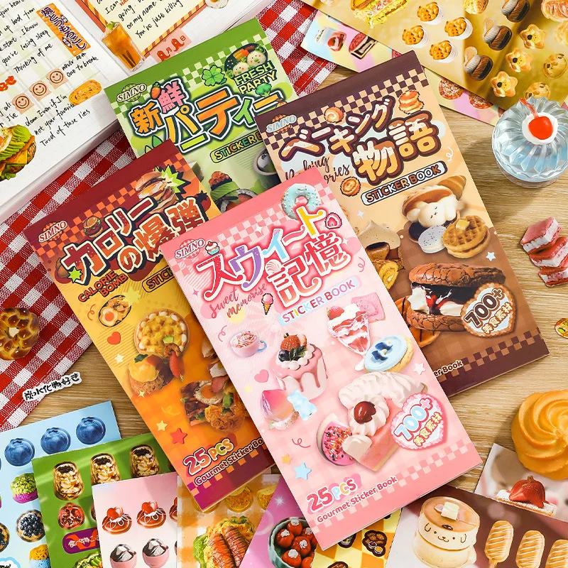 25pcs Delicious Food Series Decorative Sticker Japenese Style Snacks Cake Baking Scrapbooking Creative DIY Sticker Books DIY
25pcs Delicious Food Series Decorative Sticker Japenese Style Snacks Cake Baking Scrapbooking Creative DIY Sticker Books DIY