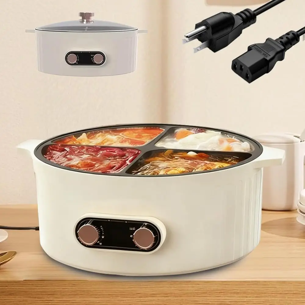 our Grid Multiunctional Stew Pot, Electric Pots 4 Comparent, 6L Large acity Integrated Hot Pots Electric Caldron, Chinese Shabha
our Grid Multiunctional Stew Pot, Electric Pots 4 Comparent, 6L Large acity Integrated Hot Pots Electric Caldron, Chinese Shabha