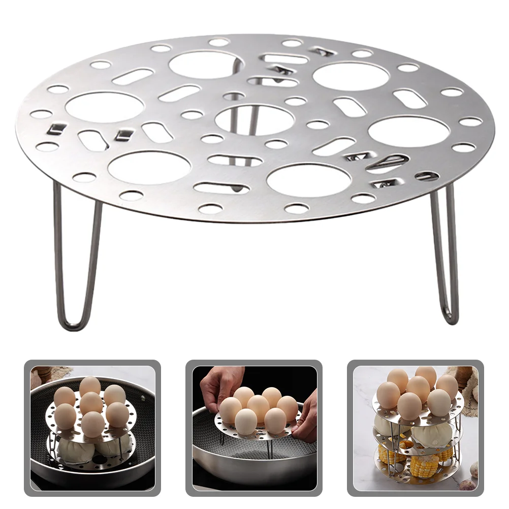 Stainless Steel Steaming Rack 7 Holes Lightweight Pot Insert Basket for Fish Tamales Crabs Vegetables SUS304
Stainless Steel Steaming Rack 7 Holes Lightweight Pot Insert Basket for Fish Tamales Crabs Vegetables SUS304