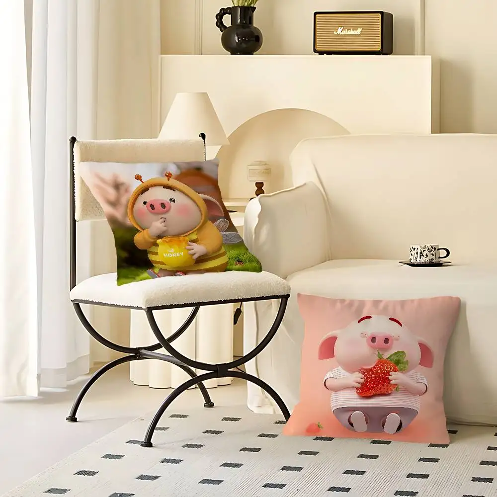 Симпатичная наволочка «Маленькая свинья» для спальни и гостиной, дивана, декоративная наволочка
Симпатичная наволочка «Маленькая свинья» для спальни и гостиной, дивана, декоративная наволочка