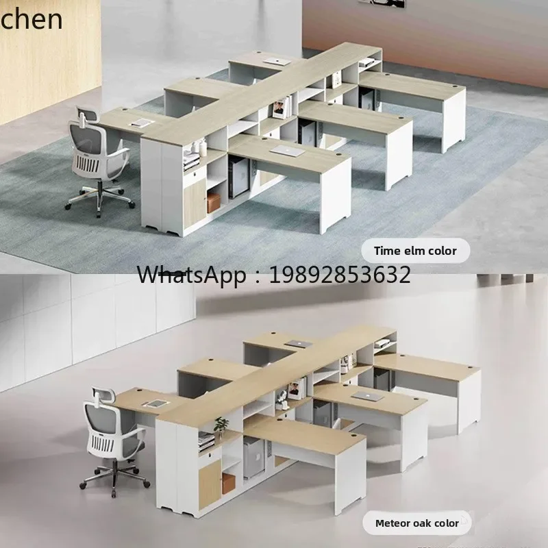 HT Financial Desk T-shaped Double Seat Office Desk Simple Modern Office Staff Desk and Chair Set Fashionable Workstation
HT Financial Desk T-shaped Double Seat Office Desk Simple Modern Office Staff Desk and Chair Set Fashionable Workstation