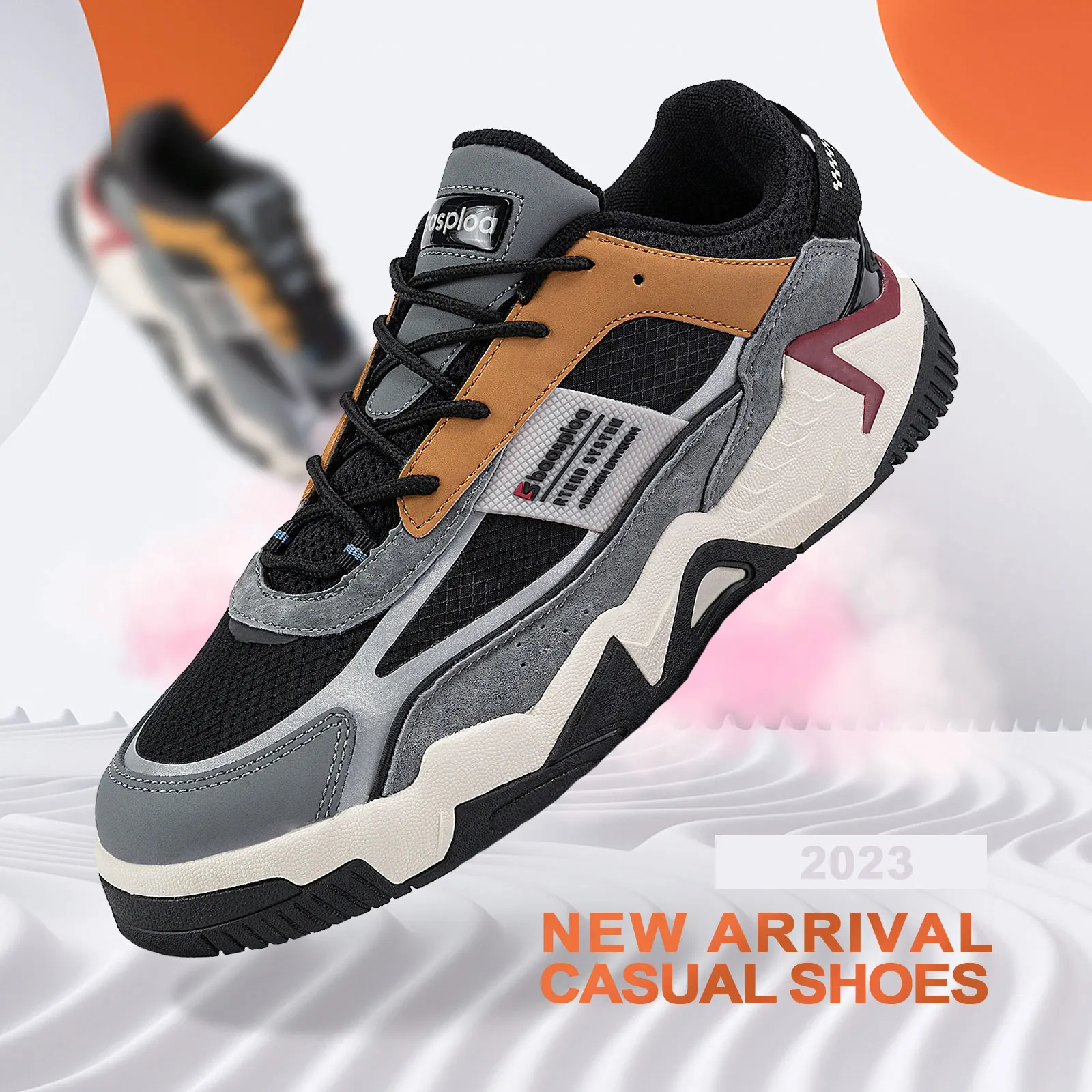 Baasploa Men Casual Shoes 2025 Mesh Breathable High Light Walking Sneakers New Male Outdoor Waterproof Shoes Comfort Non-Slip
Baasploa Men Casual Shoes 2025 Mesh Breathable High Light Walking Sneakers New Male Outdoor Waterproof Shoes Comfort Non-Slip