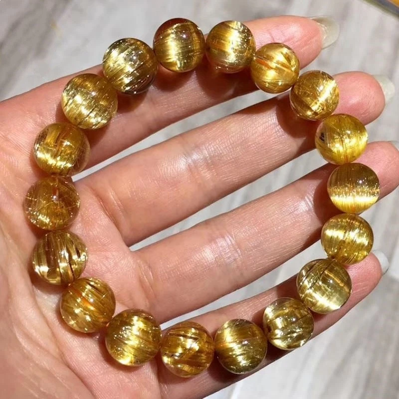 Authentic Brazilian Collector's Grade , Quartz Bracelet, Titanium Golden Rutilated Quar
Authentic Brazilian Collector's Grade , Quartz Bracelet, Titanium Golden Rutilated Quar