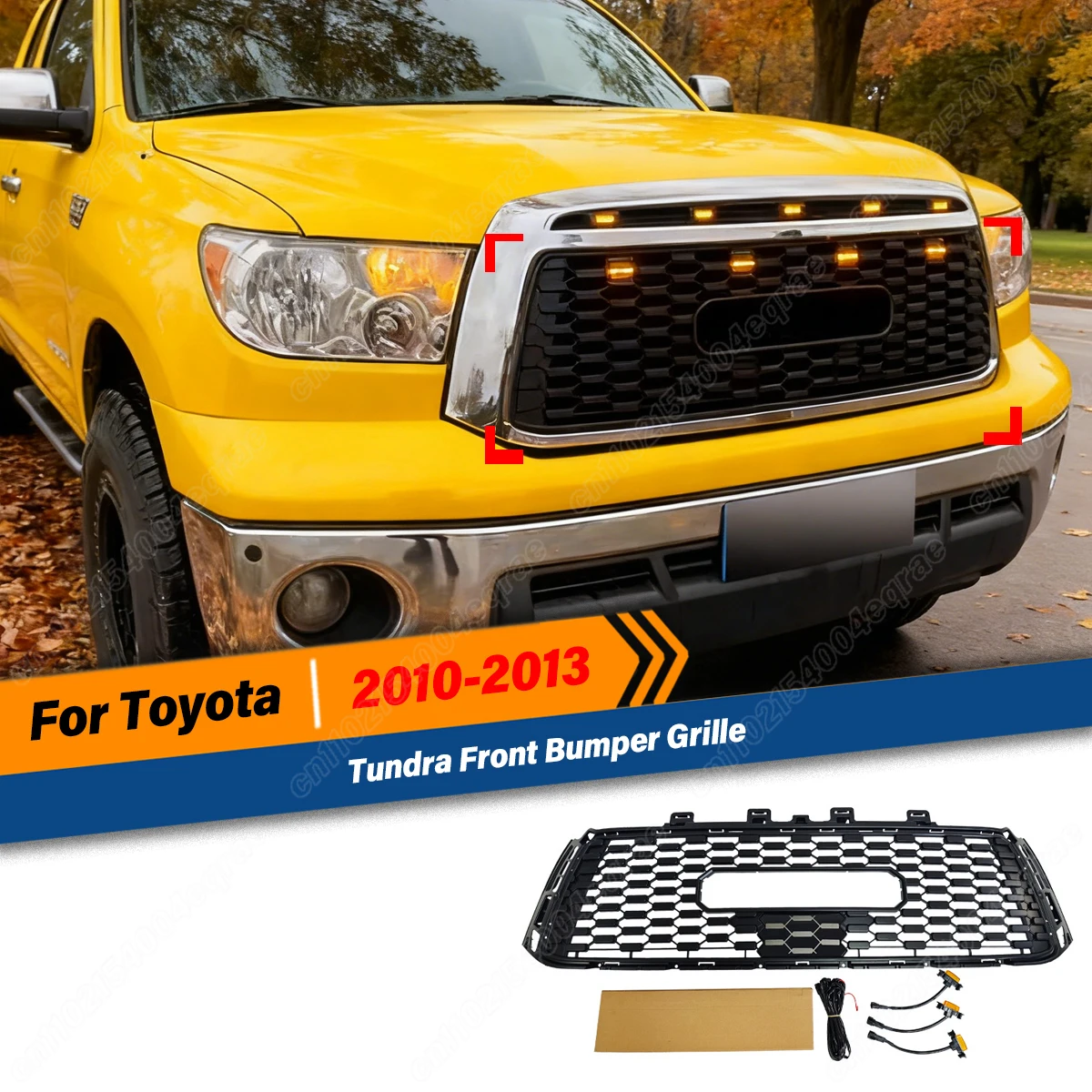 For Toyota Tundra 2010 2011 2012 2013 Front Bumper Illuminated Grille LED Grill Air Intake Radiator Grid Car Accessories Tuning
For Toyota Tundra 2010 2011 2012 2013 Front Bumper Illuminated Grille LED Grill Air Intake Radiator Grid Car Accessories Tuning