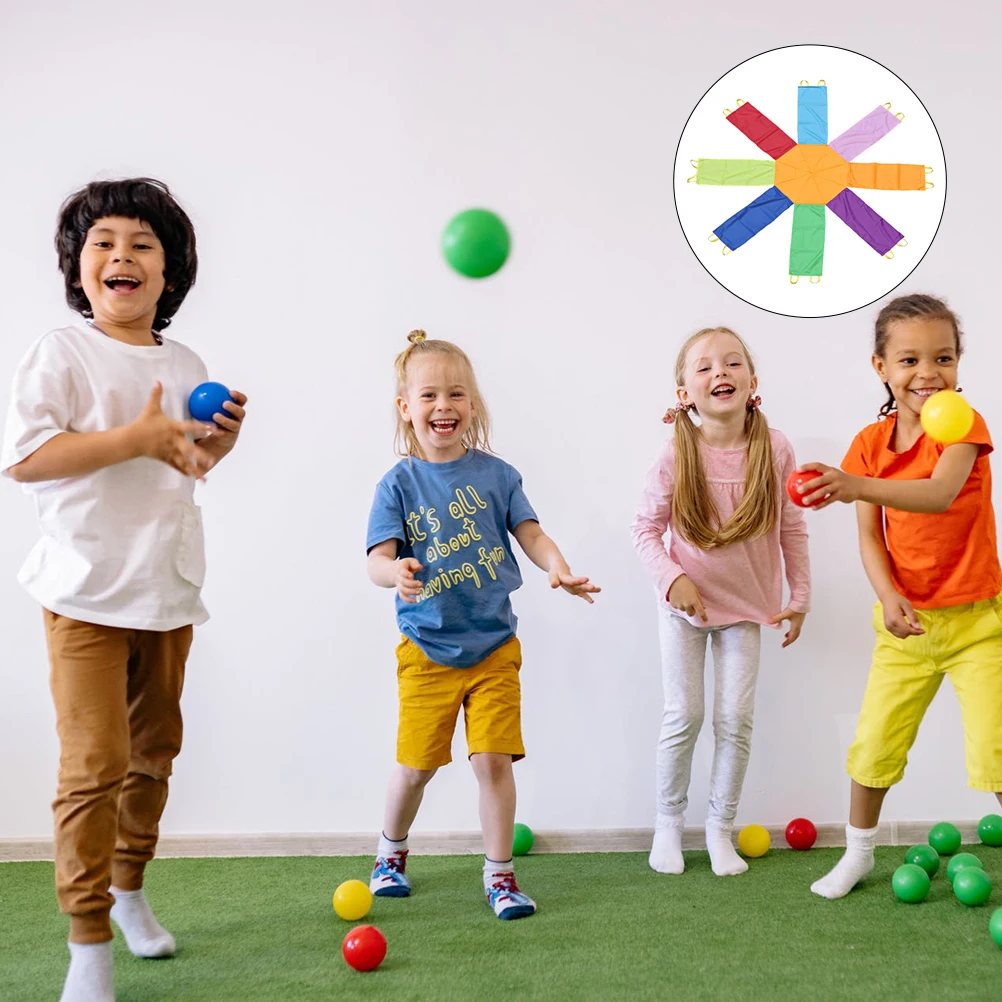 Kindergarten Rainbow Parachute Throwing Umbrellas Training Accessory Sports Nylon Coordination Plaything Child
Kindergarten Rainbow Parachute Throwing Umbrellas Training Accessory Sports Nylon Coordination Plaything Child