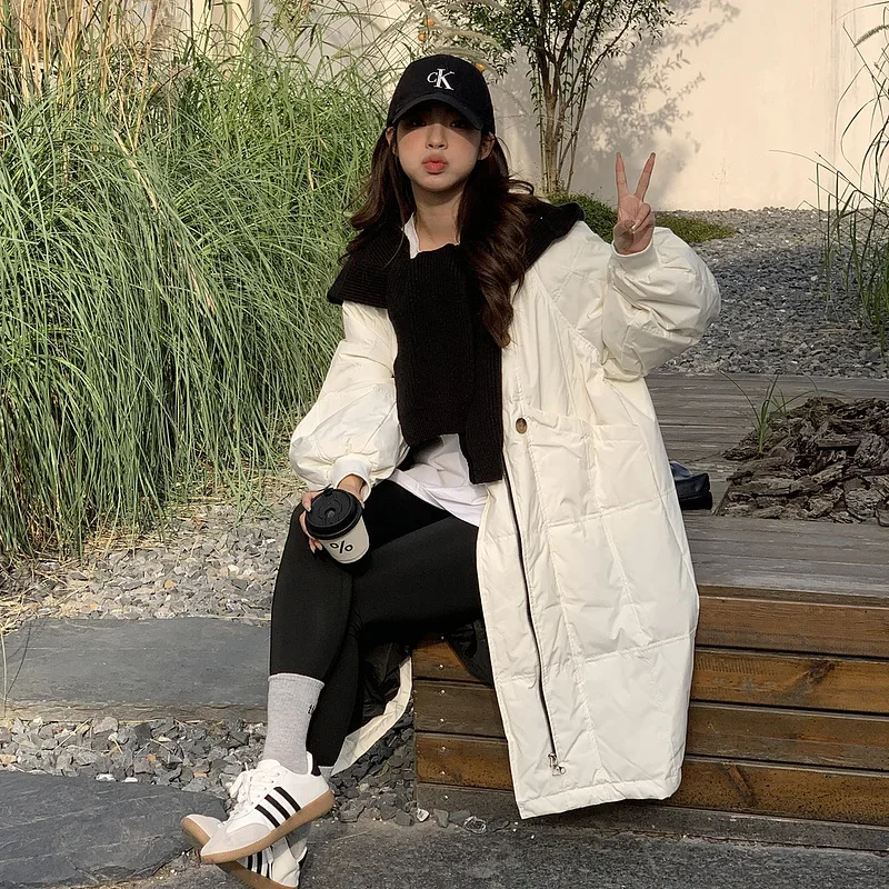 Trendy High Street Solid Color Large Size Thickened Warm Cotton Coats Women Autumn Winter O-neck Loose Versatile Zipper Parkas
Trendy High Street Solid Color Large Size Thickened Warm Cotton Coats Women Autumn Winter O-neck Loose Versatile Zipper Parkas
