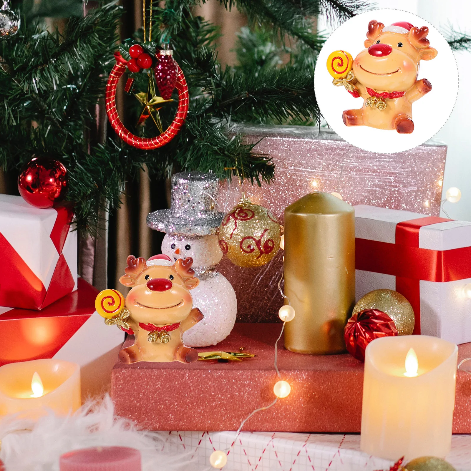 Statue for Home Decor Resin Reindeer Ornaments Decoration Animal Decorative Figures Figurines 
Statue for Home Decor Resin Reindeer Ornaments Decoration Animal Decorative Figures Figurines