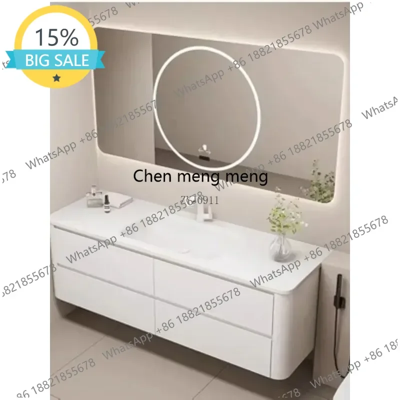 L07 Комбинированная цельная раковина, ощущение кожи, круглая дуга, дуб, краска, корпус шкафа, простой стол для ванной комнаты
L07 Комбинированная цельная раковина, ощущение кожи, круглая дуга, дуб, краска, корпус шкафа, простой стол для ванной комнаты