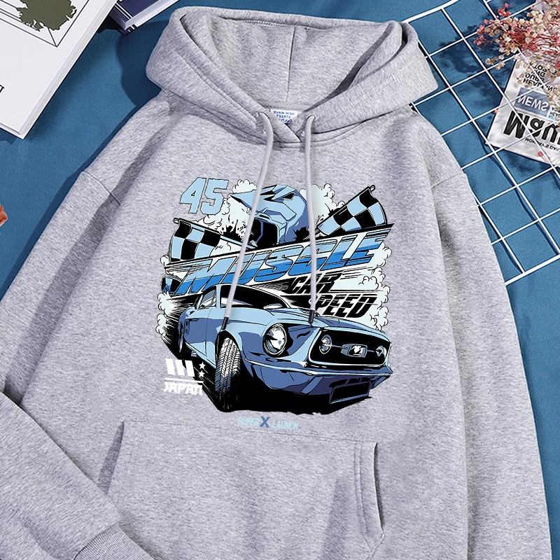 Muscle Car Speed Blue Printing Men Sweatshirts Versatile Fleece Sportwear O-Neck Casual Sport Shirts Personality Oversized Top
Muscle Car Speed Blue Printing Men Sweatshirts Versatile Fleece Sportwear O-Neck Casual Sport Shirts Personality Oversized Top