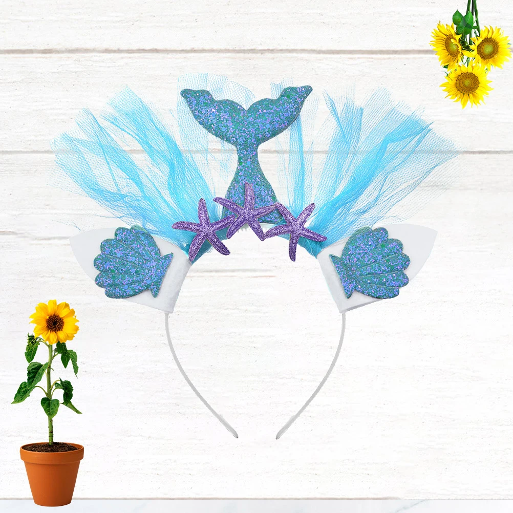 Creative Ocean Inspired Mermaid Hair Hoop With Shell Decoration Lightweight Non Deformation Girl Costume Accessories 1PC
Creative Ocean Inspired Mermaid Hair Hoop With Shell Decoration Lightweight Non Deformation Girl Costume Accessories 1PC