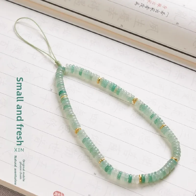 Fashionable Women's Mobile Phone Accessory Natural Jade Phone Hanger with Handbag Clip and Wrist Loop for Phone Lanyard Strap
Fashionable Women's Mobile Phone Accessory Natural Jade Phone Hanger with Handbag Clip and Wrist Loop for Phone Lanyard Strap