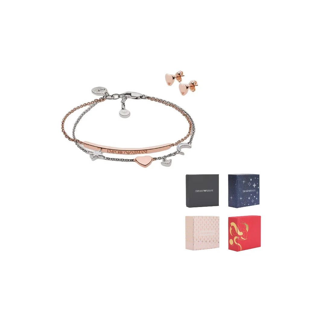 EMPORIO ARMANI Silver Bracelets Women's Rose EG3417221
EMPORIO ARMANI Silver Bracelets Women's Rose EG3417221