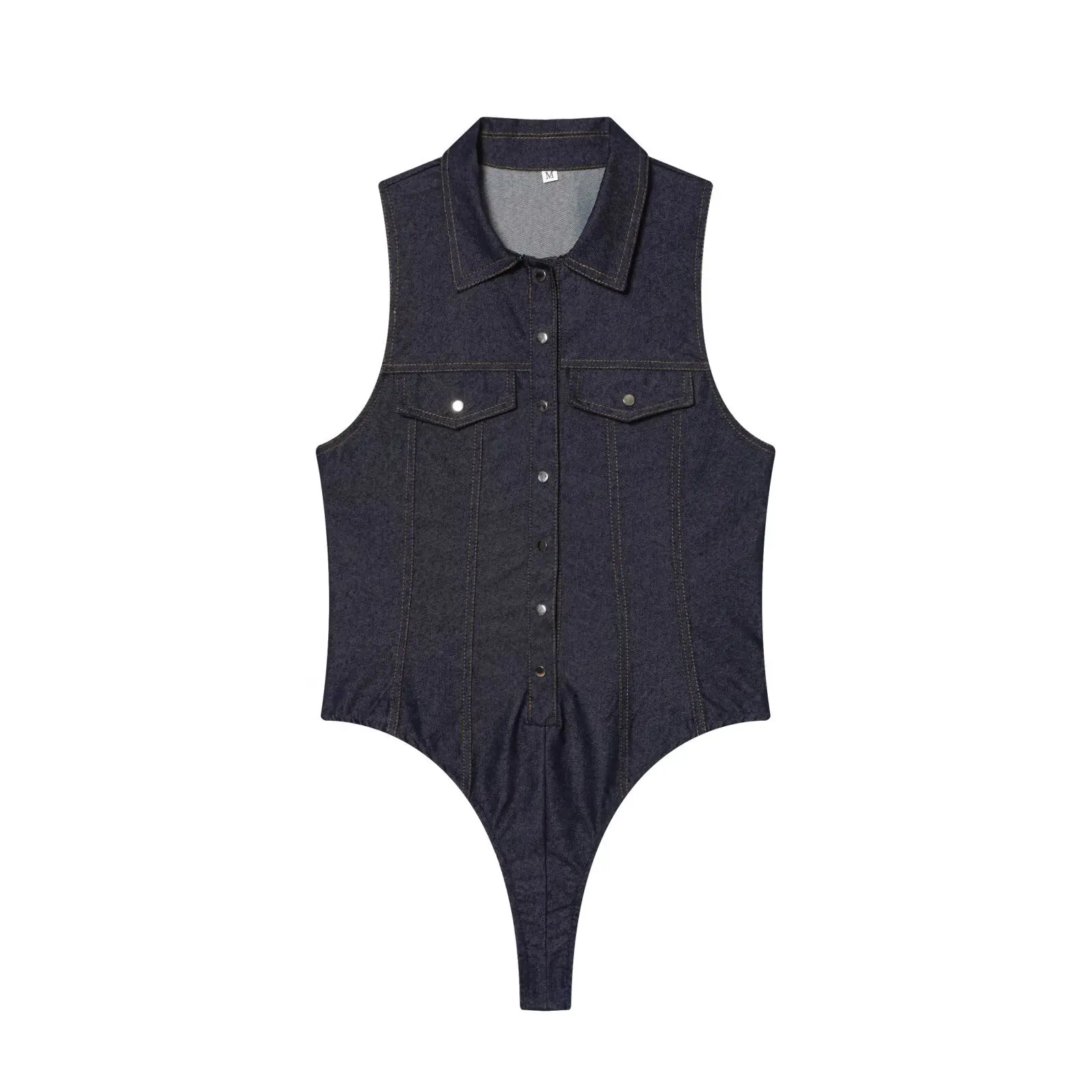 Withered 2026 Spring New European And American Style Fashion Simple Cowboy Slimming Jumpsuit
Withered 2026 Spring New European And American Style Fashion Simple Cowboy Slimming Jumpsuit