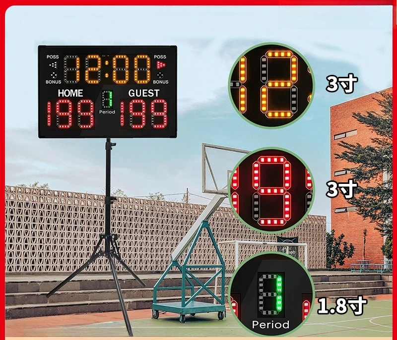 Basketball game, game score card, daily training, ball scoring, basketball game electronic scorer 24 seconds timing
Basketball game, game score card, daily training, ball scoring, basketball game electronic scorer 24 seconds timing