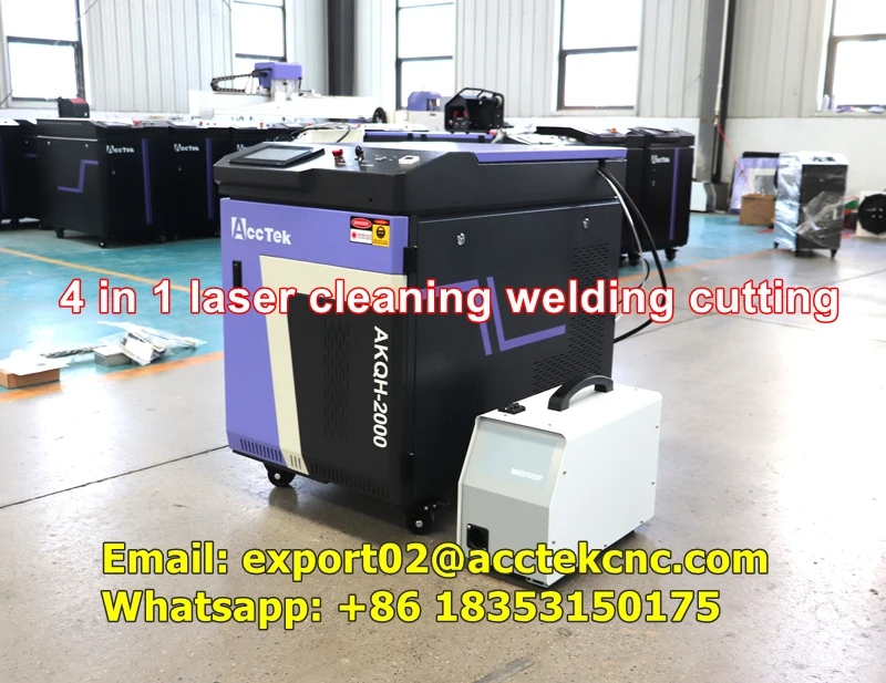 Multi Functions 3000w 2000w Raycus Laser Welding Machine Handheld 4 in 1 Laser Rust Removing Cleaning Machine for Car Body Paint
Multi Functions 3000w 2000w Raycus Laser Welding Machine Handheld 4 in 1 Laser Rust Removing Cleaning Machine for Car Body Paint