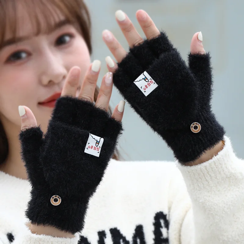 Plush autumn winter gloves warm half finger gloves men and women warm thickened gloves women write knitted children's gloves
Plush autumn winter gloves warm half finger gloves men and women warm thickened gloves women write knitted children's gloves