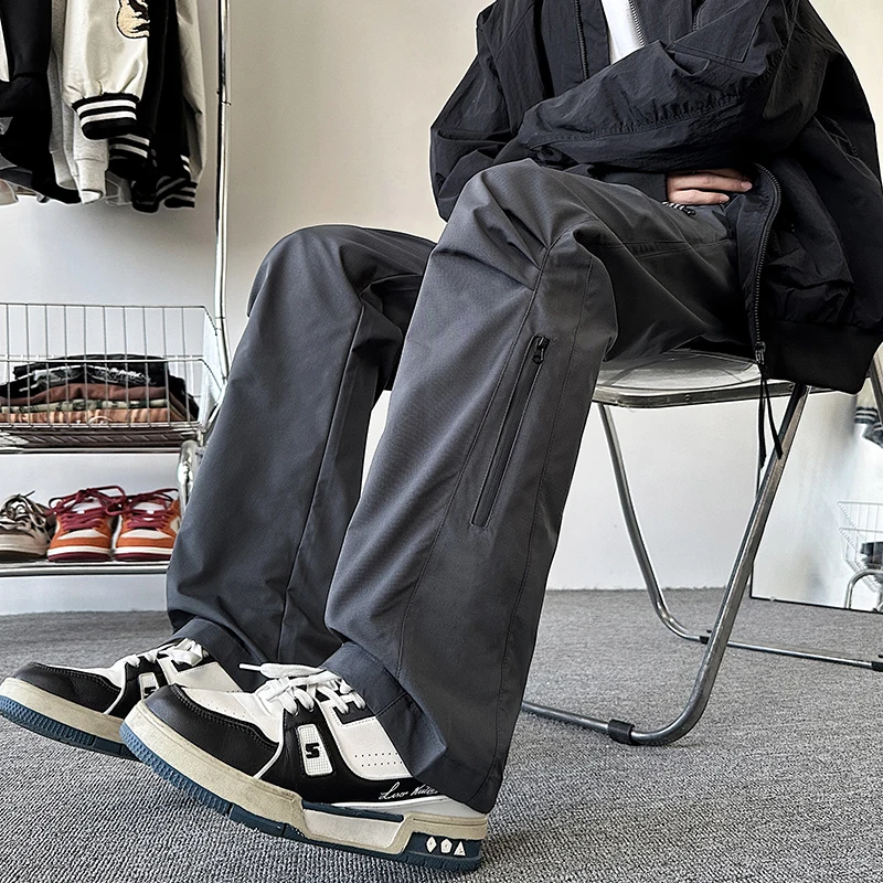 Wide Leg Joggers Sport Trouser Overalls Pants Quick Dry Outdoor Work Sweatpants Spring Casual Loose Fashion Men Women Streetwear
Wide Leg Joggers Sport Trouser Overalls Pants Quick Dry Outdoor Work Sweatpants Spring Casual Loose Fashion Men Women Streetwear