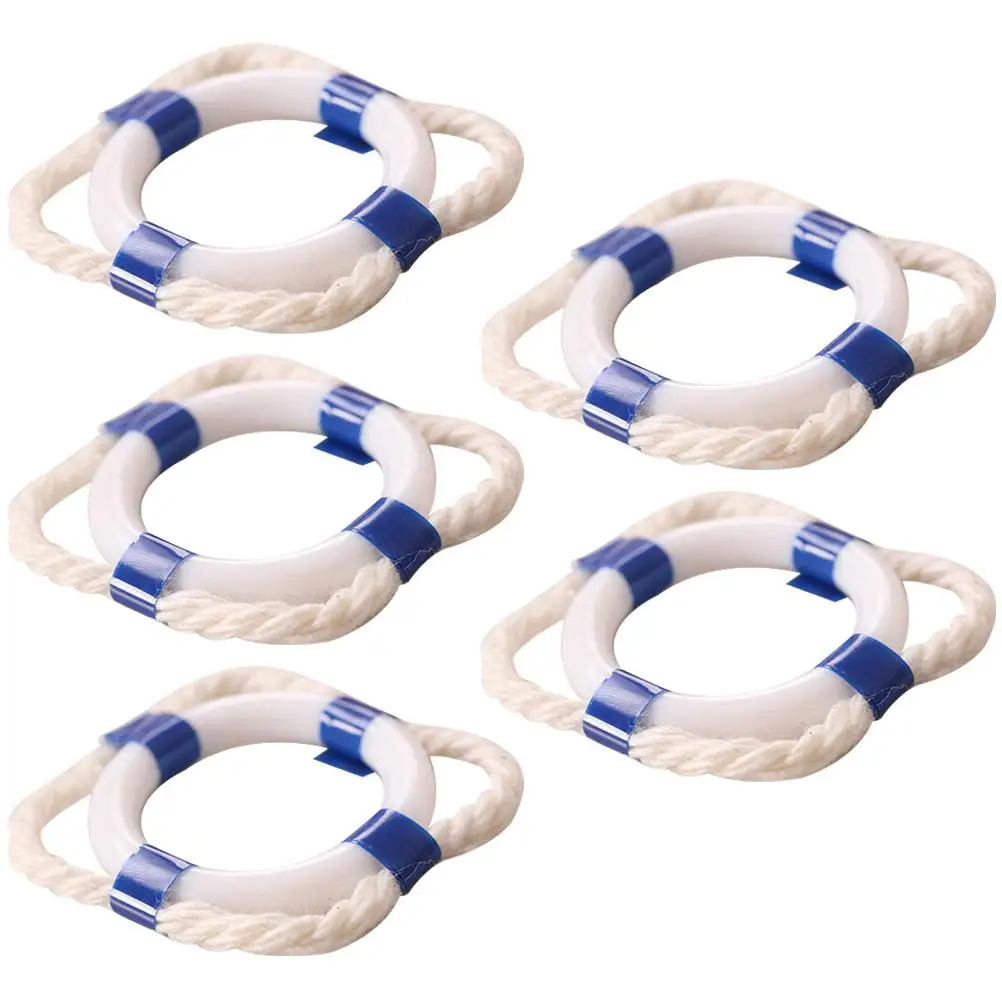 5 Pcs Home Decor Lifebuoy Model Ornaments Mini Ring Decorations Household Decorative Blue Wall Rings Office
5 Pcs Home Decor Lifebuoy Model Ornaments Mini Ring Decorations Household Decorative Blue Wall Rings Office
