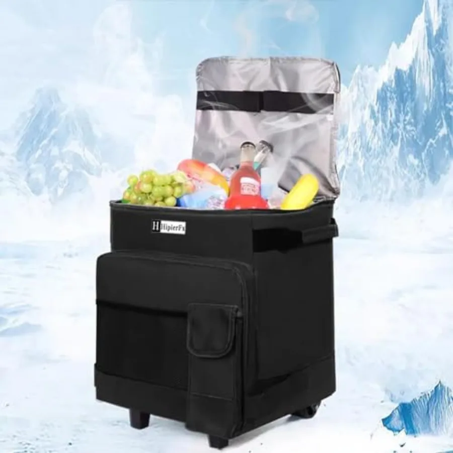 Portable Cooler with Wheels and Handle Collapsible Rolling Cooler Leakproof Insulated Soft Cooler Bag for Beach Camping Patio T
Portable Cooler with Wheels and Handle Collapsible Rolling Cooler Leakproof Insulated Soft Cooler Bag for Beach Camping Patio T